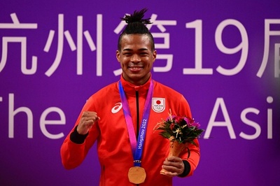 岡沢セオンが男子71キロ級で金  アジア大会・ボクシング