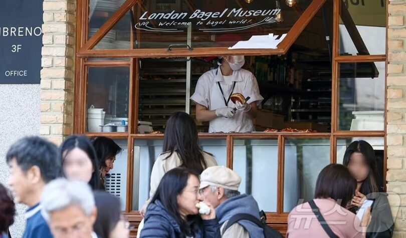 ソウル市鍾路区のLondon Bagel Museum店舗(c)news1