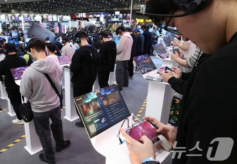韓国最大のゲーム展示会「G-STAR 2025」(c)news1