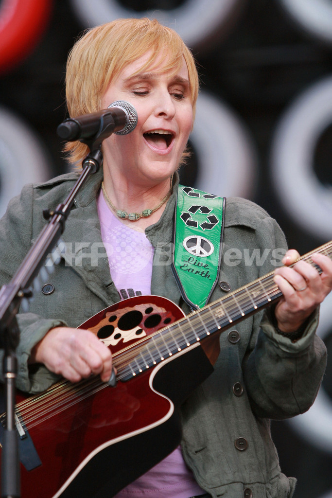 Live Earth ニューヨーク会場にメリッサ エスリッジ登場 写真4枚 国際ニュース Afpbb News