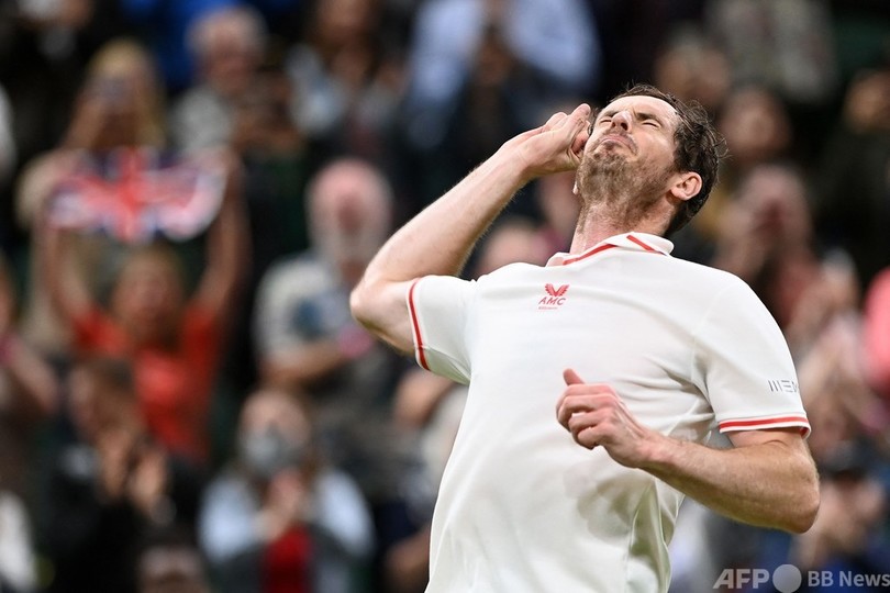 元王者マレー、ウィンブルドンで4年ぶり単勝利 第24シード破る