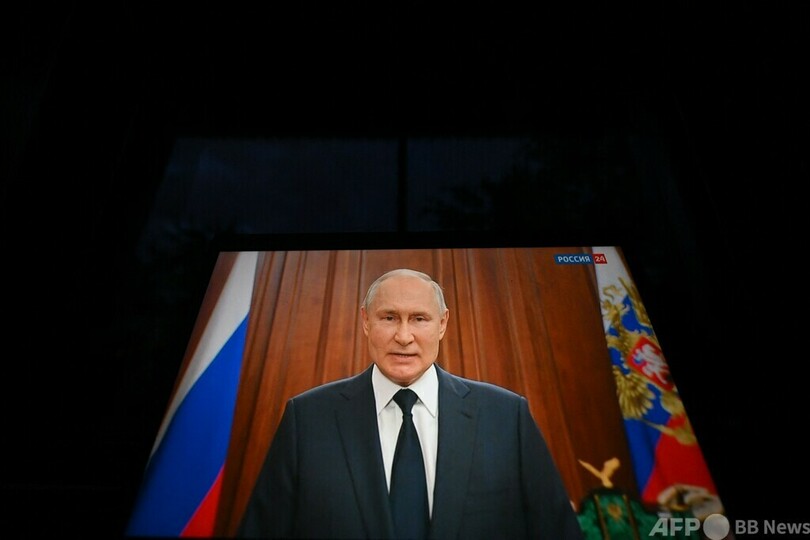 反乱は「失敗する運命に」 プーチン氏、国民向けに演説