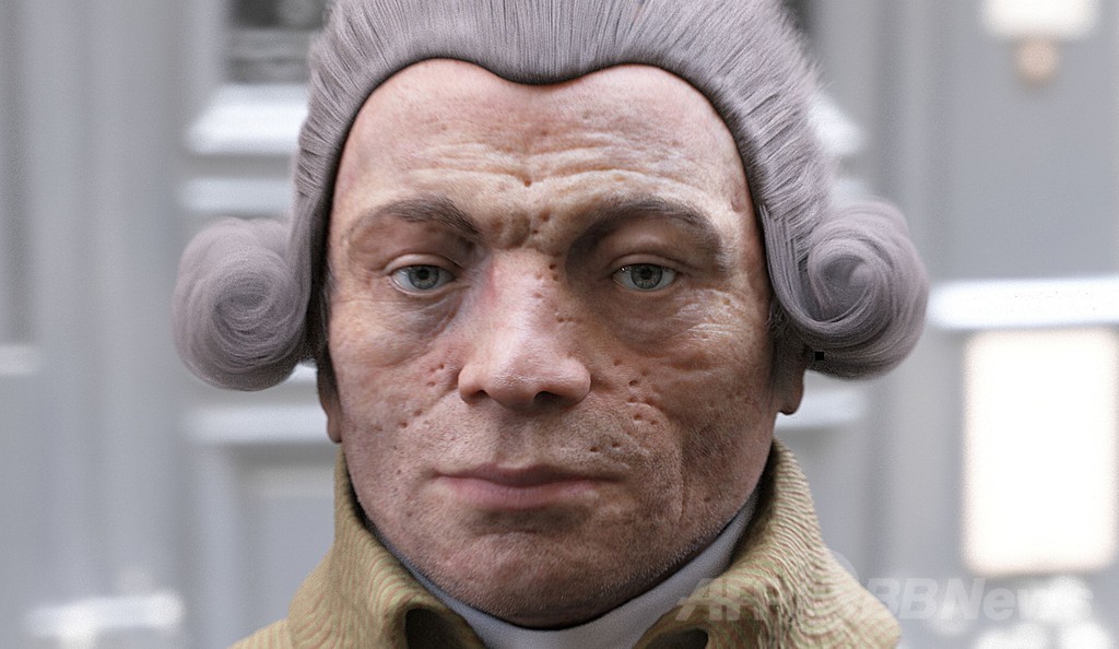 フランス革命の「怪物」、ロベスピエールの顔を復元 写真1枚 国際ニュース：AFPBB News