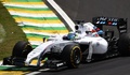 14F1第18戦ブラジルGP（Brazilian Grand Prix 2014）決勝に臨むウィリアムズ（Williams）のフェリペ・マッサ（Felipe Massa、2014年11月9日撮影）。(c)AFP/VANDERLEI ALMEIDA