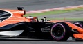 フォーミュラワン、バルセロナ合同テスト最終日に臨むマクラーレン・ホンダのストフェル・バンドーン（2017年3月2日撮影）。(c)AFP/JOSE JORDAN