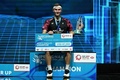 バドミントン、マレーシア・オープン、男子シングルス決勝。優勝を喜ぶヴィクター・アクセルセン（2023年1月15日撮影）。(c)MOHD RASFAN / AFP