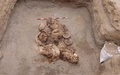 ペルーのチルカで発見された約800年前の遺骨と副葬品。ガス会社カリダ提供（2021年9月17日撮影）。(c)AFP PHOTO / CALIDDA / Jesus BAHAMONDE