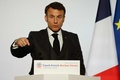 フランスのエマニュエル・マクロン大統領（2024年3月5日撮影）。(c)Ludovic MARIN / AFP