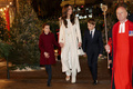 英ロンドンのウェストミンスター寺院でジョージ王子とシャーロット王女と共にクリスマス礼拝に参列したキャサリン皇太子妃（2023年12月8日撮影）。(c)Chris Jackson / POOL / AFP