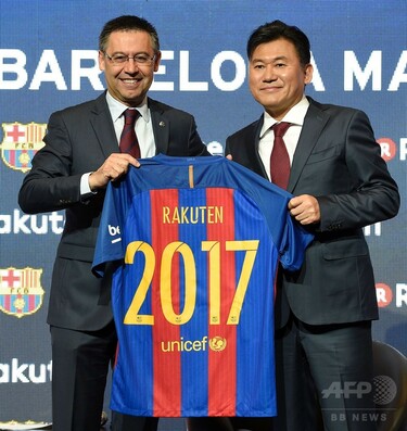 バルセロナが楽天と胸スポンサー契約、来季から年間64億円 写真6枚
