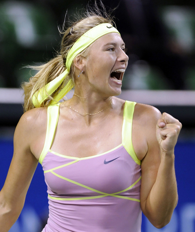 シャラポワ、クレイバノワ下し準々決勝に進出 東レ・パンパシフィック・オープン