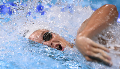 アニエルが男子200m自由形で金、第15回世界水泳