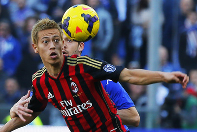 ミランが10人のサンプドリアに快勝