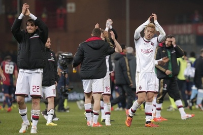 本田の得点でミランが勝利、EL出場も視野に