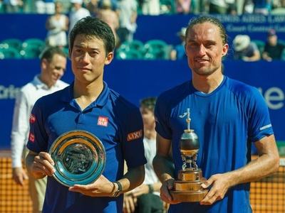 錦織はドルゴポロフに敗れ準V、決勝6連敗に アルゼンチンOP