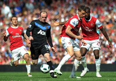 首位マンUがアーセナルに敗れる、優勝争いは混戦