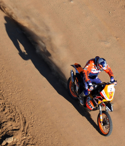 コマ 二輪部門第8ステージを終え総合首位キープ、ダカールラリー