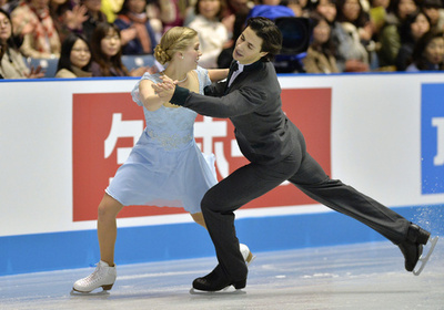 チョーク/ベイツ組がSD首位、世界フィギュアスケート国別対抗戦