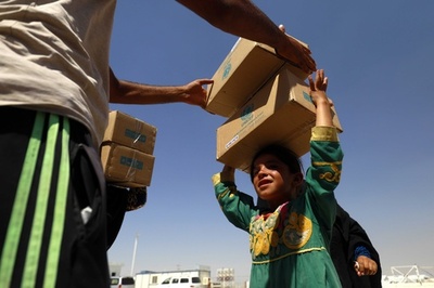 中東・北ア地域の子ども100万人、「寒空にさらされる」恐れ ユニセフ