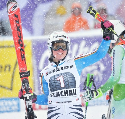 レベンスブルクが大回転制し今季初優勝、アルペンスキーW杯