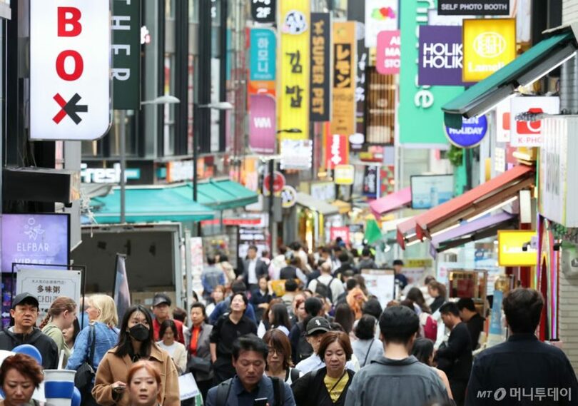 ソウル中区明洞の通り(c)MONEYTODAY