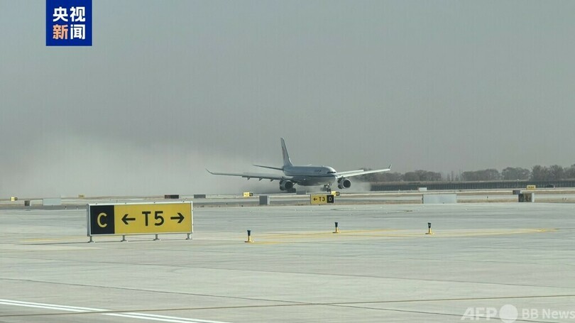 中国内蒙古自治区のフフホト盛楽国際空港 運用開始に向けた試験飛行に成功
