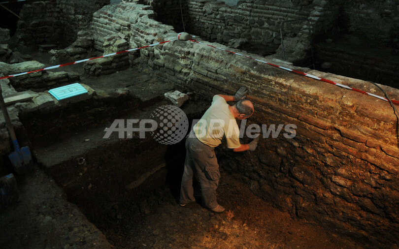 地下鉄拡張工事中に古代ローマの遺跡発見、博物館に ブルガリア