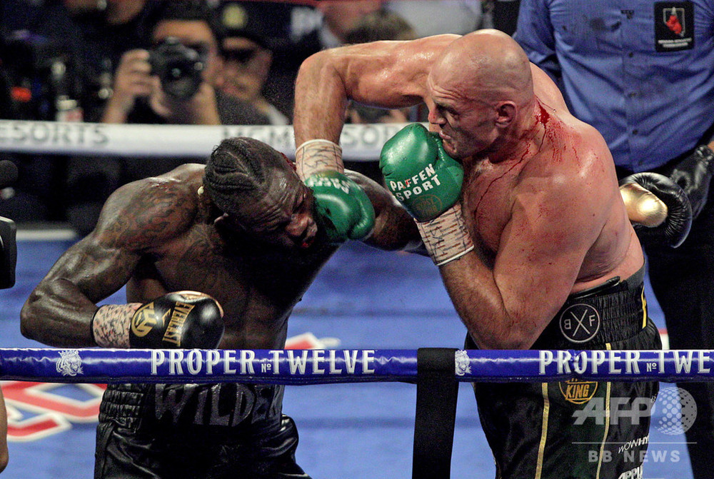 フューリー、ワイルダーは「何度倒しても飽きない」 再戦へ意欲 写真3枚 国際ニュース:AFPBB News