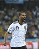 2010年サッカーW杯南アフリカ大会（%%2010 World Cup%%）1次リーグD組、ドイツ対オーストラリア。試合はドイツが4-0で快勝した。写真は後半25分にチームの4点目を決めて喜ぶドイツのカカウ（%%Cacau%%）。（2010年6月13日）(c)AFP/JOHN MACDOUGALL