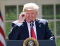 ドナルド・トランプ米大統領（2017年6月1日撮影、資料写真）。(c)SAUL LOEB / AFP