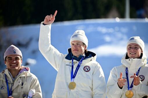 クレボが通算9個目の金メダル、冬季五輪史上最多 ミラノ・コルティナ