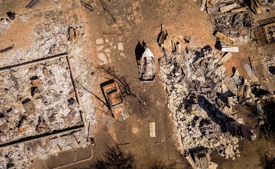米加州山火事「ディキシー」の爪痕
