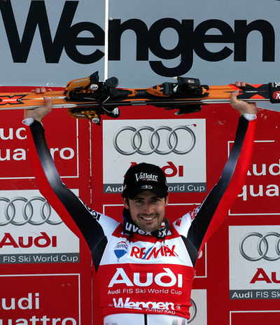 男子スーパー複合・第2戦 グランジェが優勝