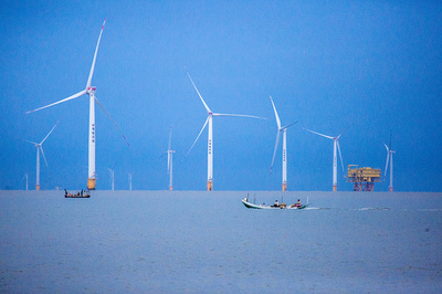 中国の風力発電量 全体に占める割合12%超える