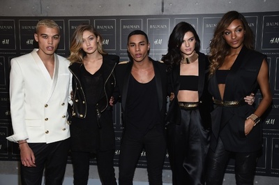 「Balmain x H&M」ローンチイベントNYで開催、大勢のセレブも出席