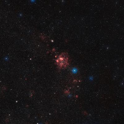 大マゼラン雲の星形成領域N11、広視野画像をESAが公開