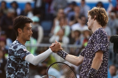 杉田は全豪OP2回戦敗退、ルブレフにストレート負け