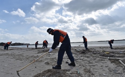 宮城・七ヶ浜で不明者捜索、東日本大震災から4年