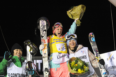 畑中がハーフパイプ開幕戦で2位に、フリースタイルスキーW杯