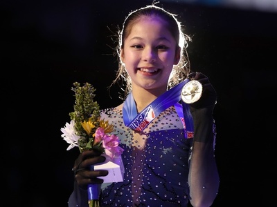 13歳のリウが史上最年少で女子シングル制覇、フィギュア全米選手権