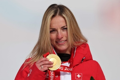 グートベーラミが女子スーパー大回転金、シフリン9位 北京五輪