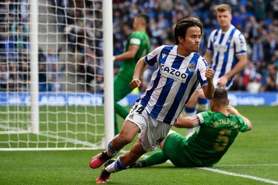 久保建英が決勝点 不調のソシエダ7試合ぶりの勝利