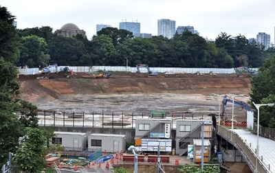 五輪開催まで5年、「聖地」国立競技場の今