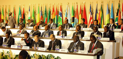 リビア紛争解決に向け協議、アフリカ連合首脳会議