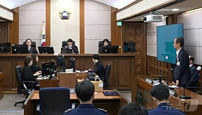 ハン・ドクス（韓悳洙）前首相＝ソウル高裁提供(c)news1