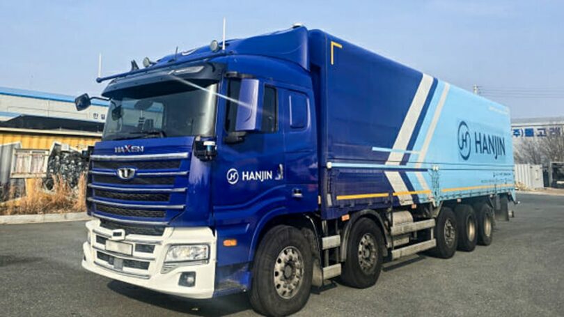 韓進の自律走行幹線車両＝韓進(c)KOREA WAVE