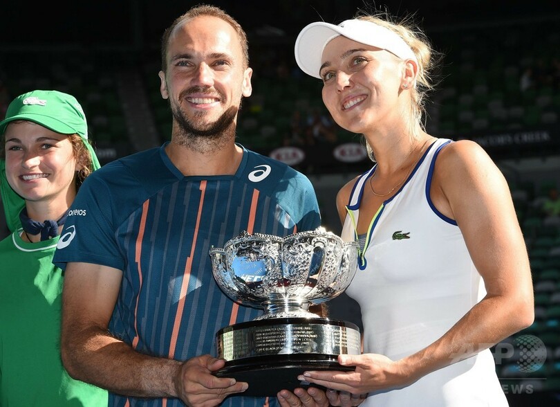 ソアレス、一日で全豪の複2タイトルを獲得 