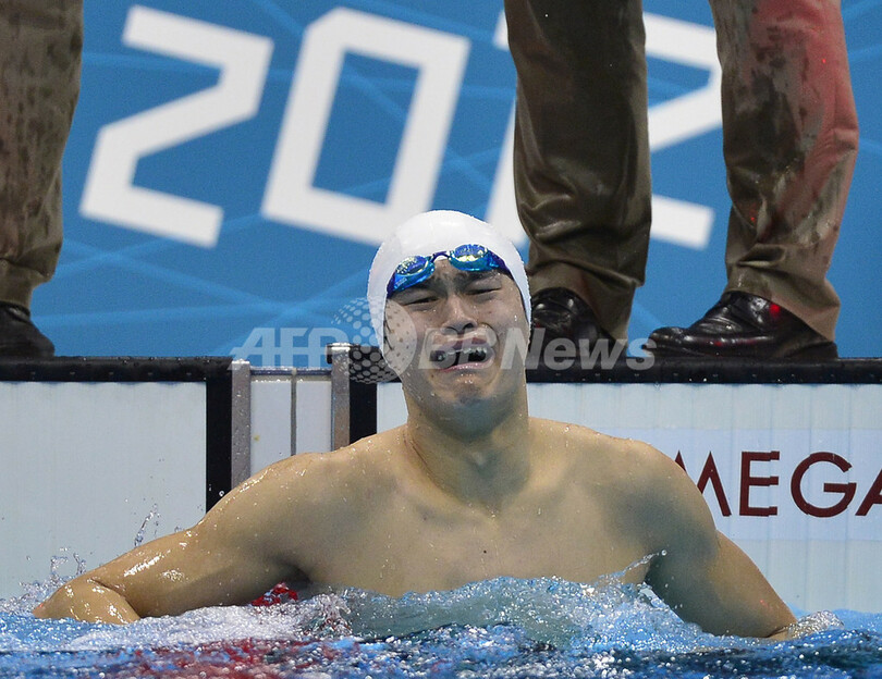 孫楊が世界新で金メダル、男子1500メートル自由形