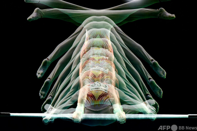 【今日の1枚】羽化するチョウのように 欧州体操選手権