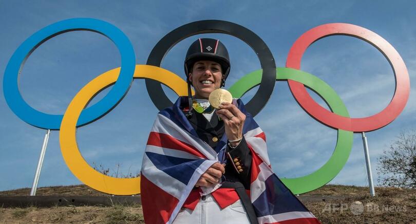 英国の馬術金メダリストに資格停止1年 馬への不適切行為で